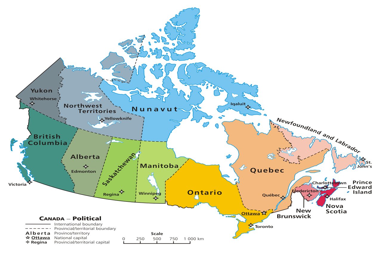 PROVINCES OF CANADA – Consulica